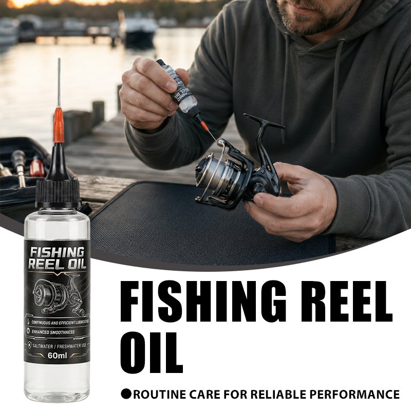 Freshwater Fishing Kit - Fishing Reel Oil Lubricant Liquid Maintenance