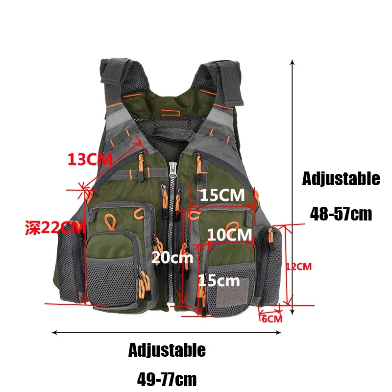 Adjustable Fishing Vest Breath - Fishing Vest Jacket review and price