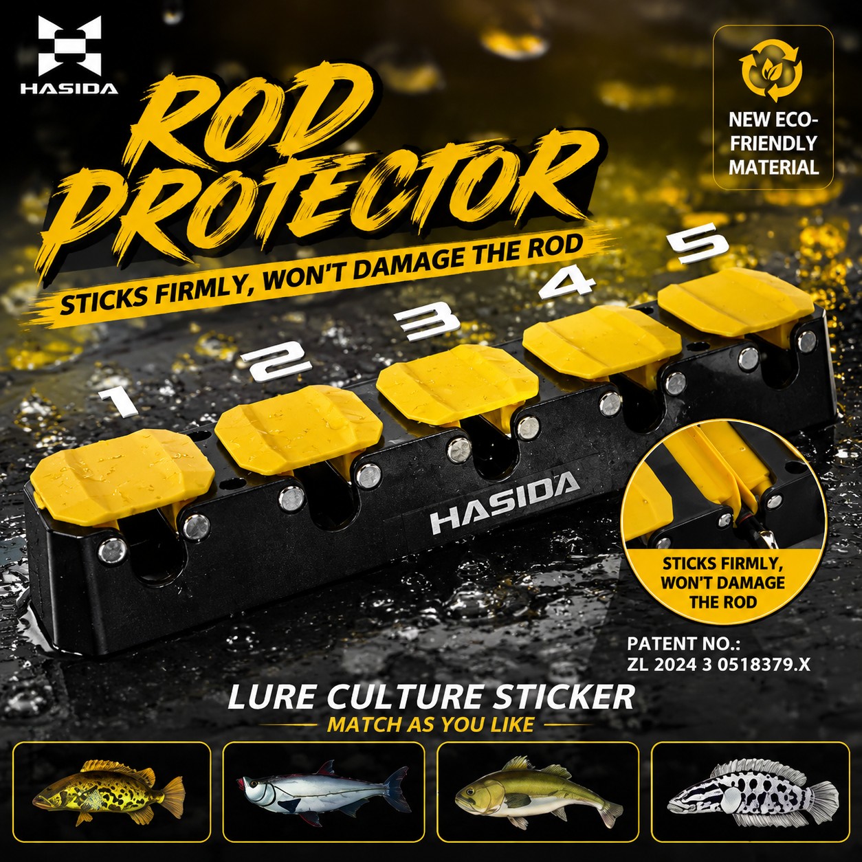 HASIDA Wall Mounted Fishing Ro - Fishing Equipment Holder review and price