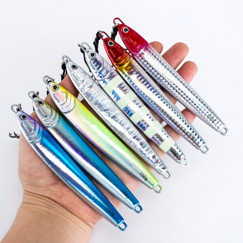 7Pcs 40g 60g 80g 100g Luminous - Jig Head Lure review and price