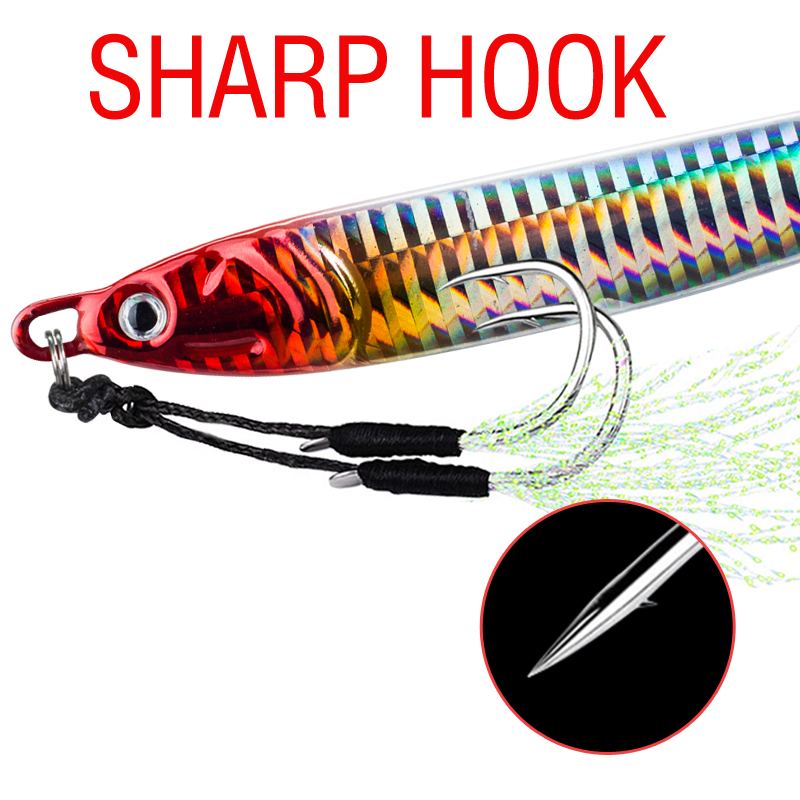 7Pcs 40g 60g 80g 100g Luminous - Jig Head Lure review and price