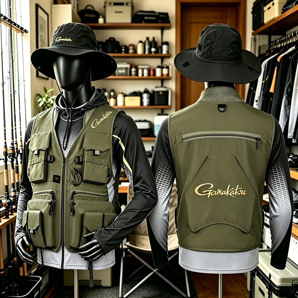 Gamakatsu Men Multi-Pocket Fis - Fishing Vest Jacket review and price
