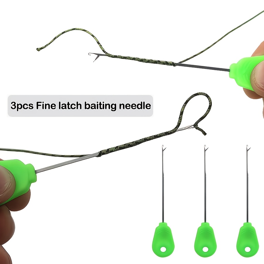 3Pcs Green Handle Fishing Bait - Freshwater Fishing Kit review and price