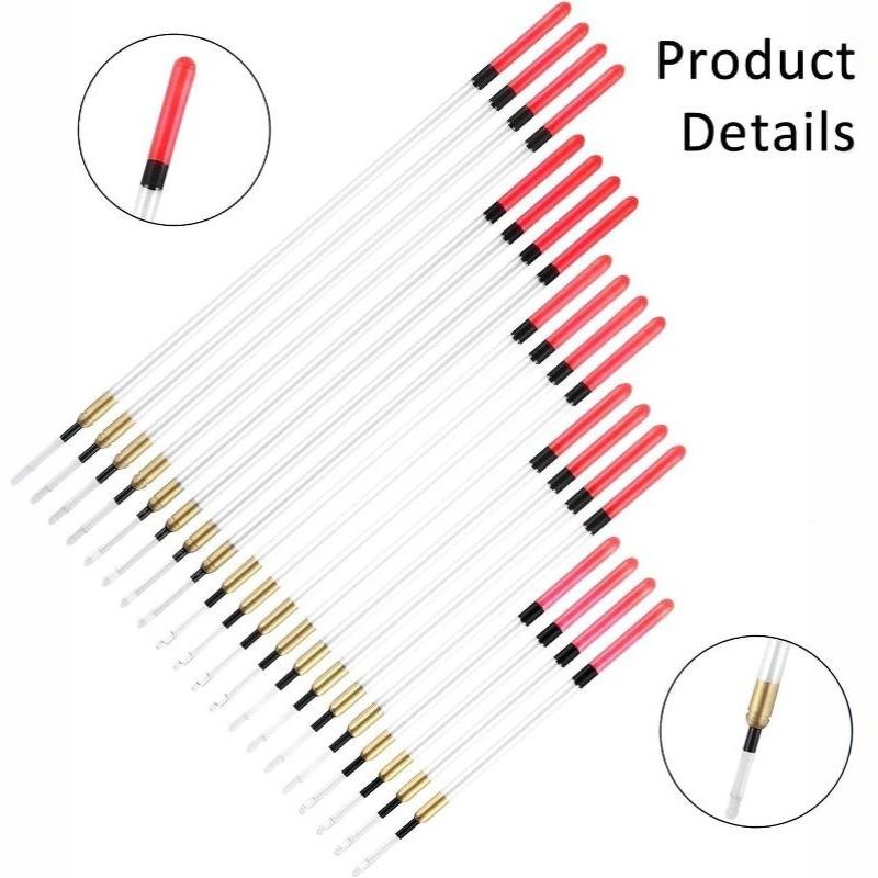 Hot Sale 20Pcs Transparent Pip - Fishing Equipment Market review and price