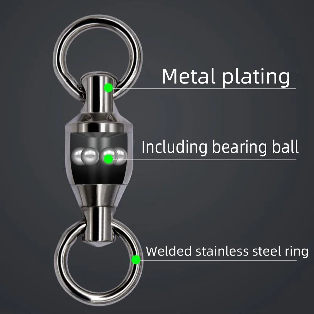 DNDYUJU 50pcs Fishing Swivels  - Fishing Equipment Gear review and price