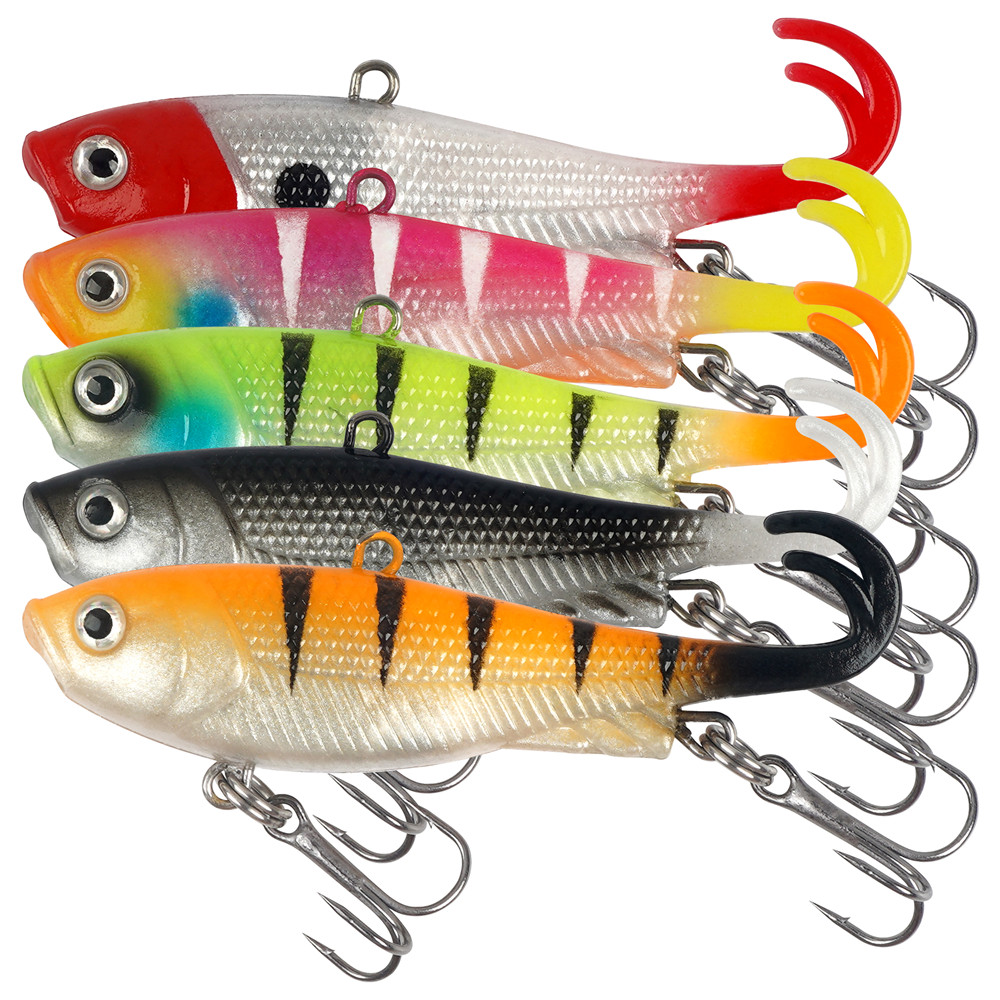 5Pcs Pre-Rigged Jig Head Wobbl - Jig Head Lure review and price