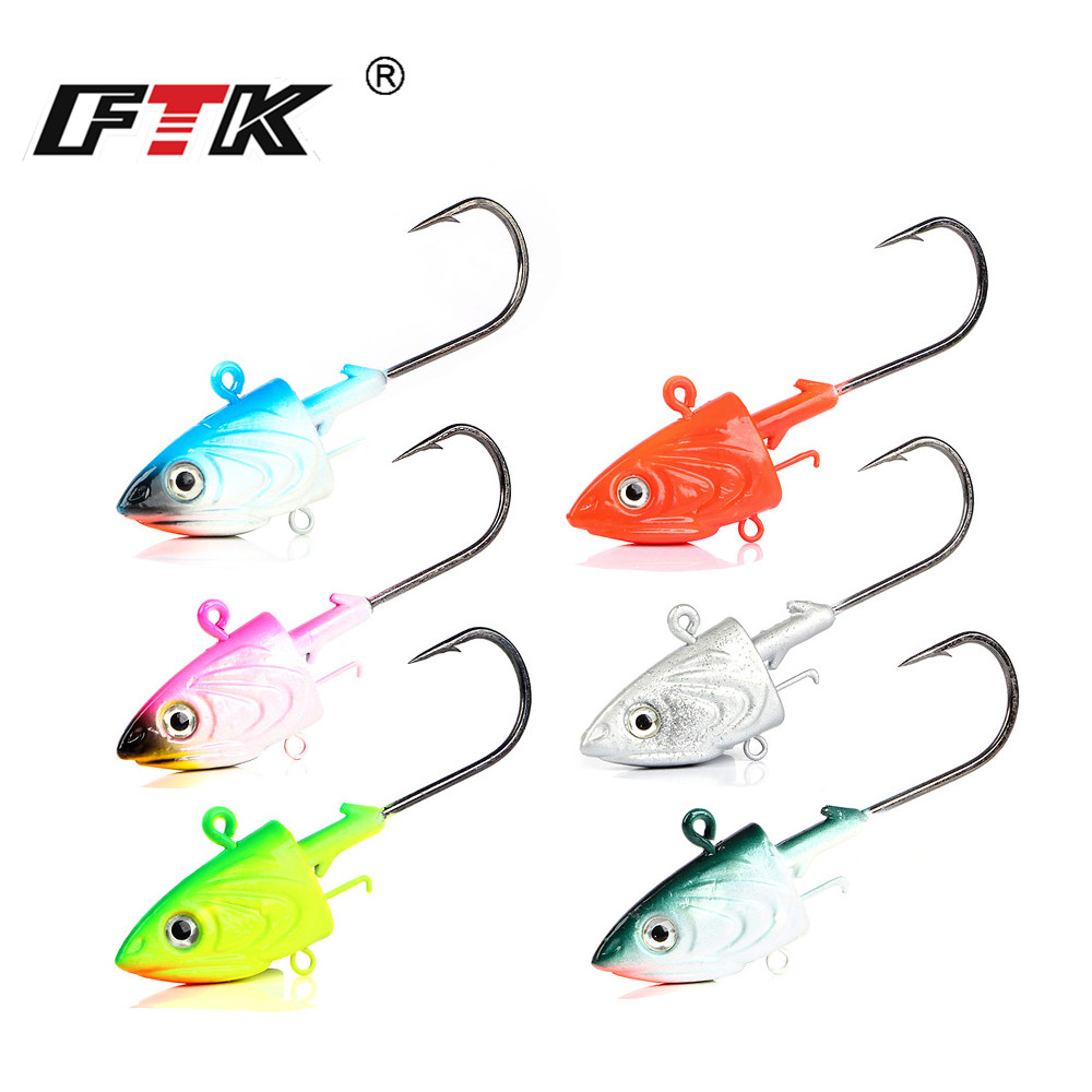 FTK 2PCS Jig Head Fishing Hook - Jig Head Lure review and price