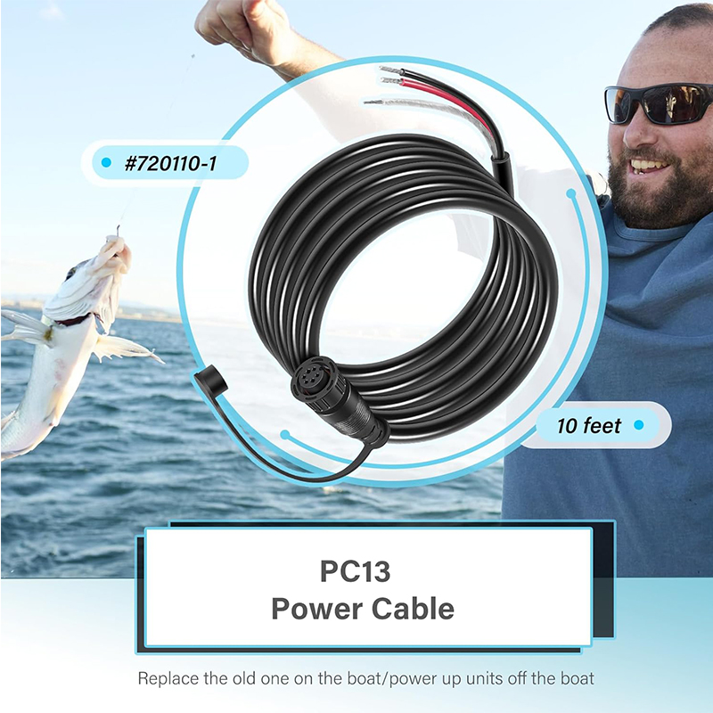 720110-1 PC13 Power Cable for  - Fish Finder review and price