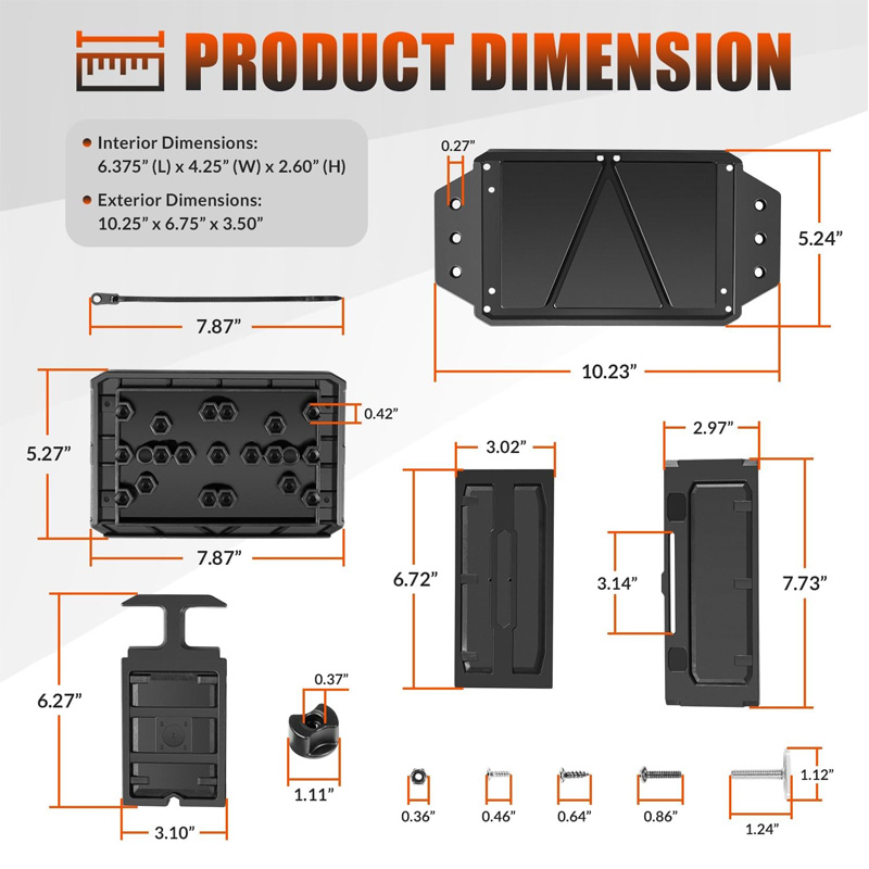 Track Mounted Battery Box for  - Fish Finder review and price