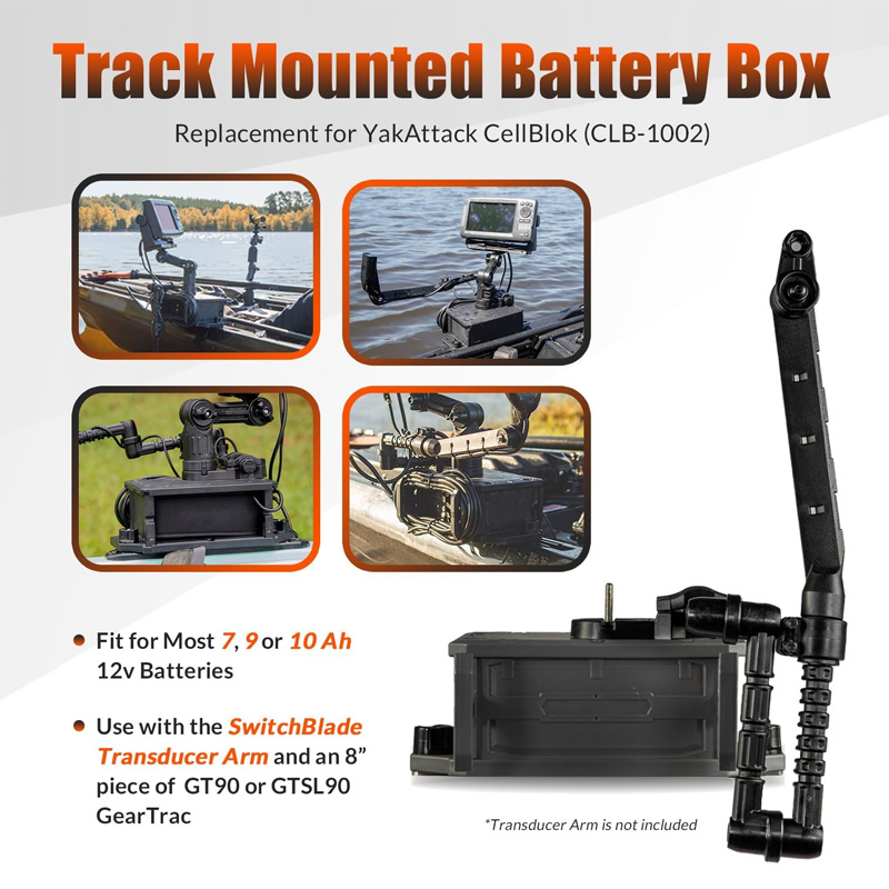 Track Mounted Battery Box for  - Fish Finder review and price