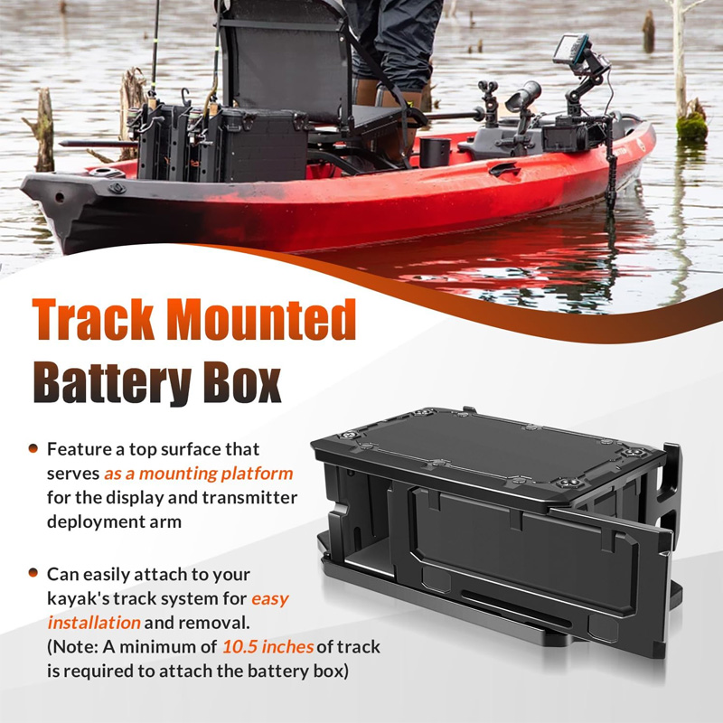 Track Mounted Battery Box for  - Fish Finder review and price