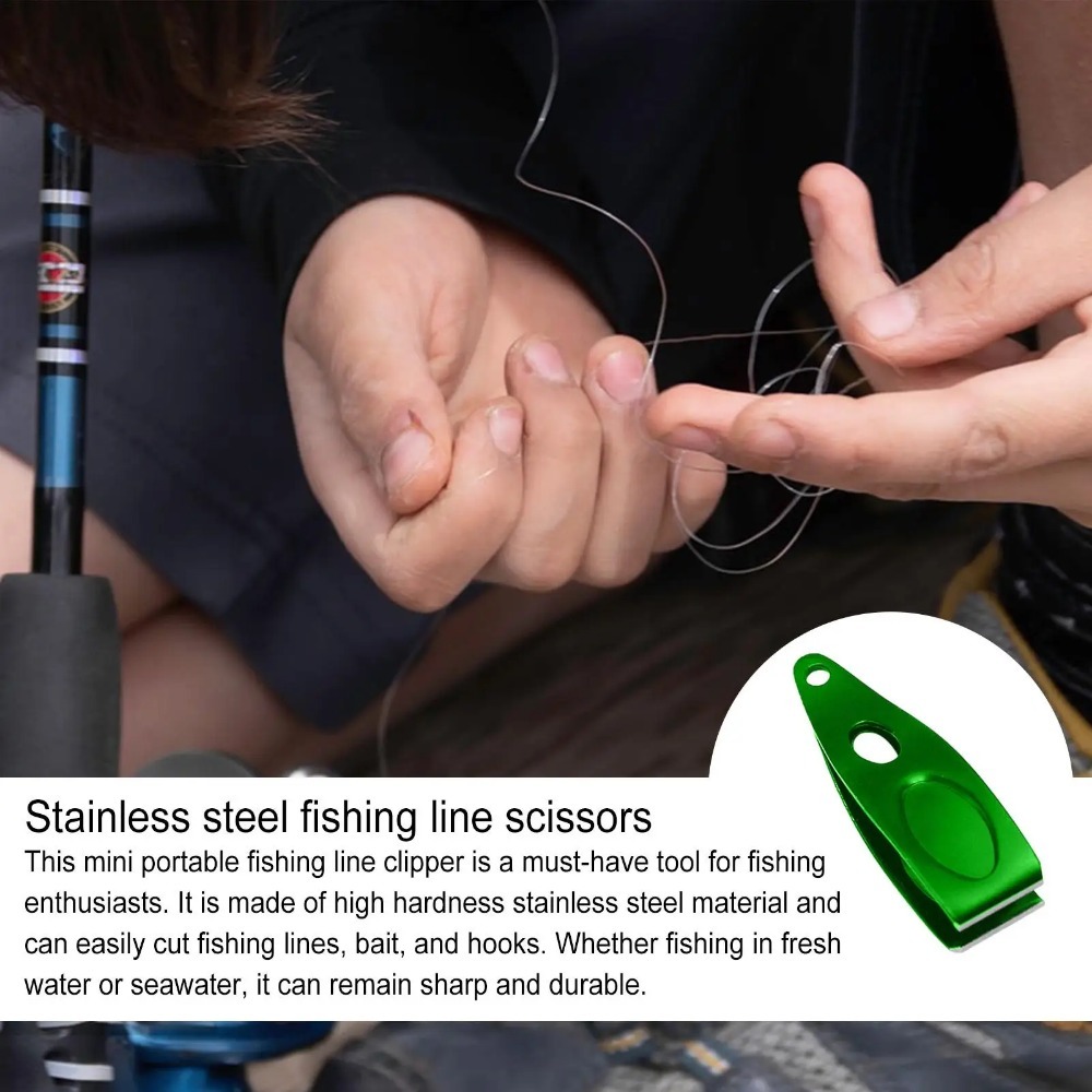1pc Portable Fishing Line Cutt - Fishing Equipment Hanger review and price