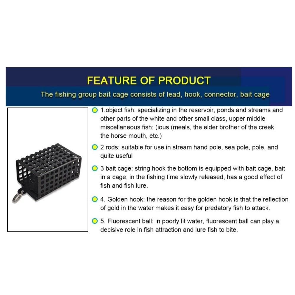 Bait Container Square Shape Me - Freshwater Fishing Kit review and price