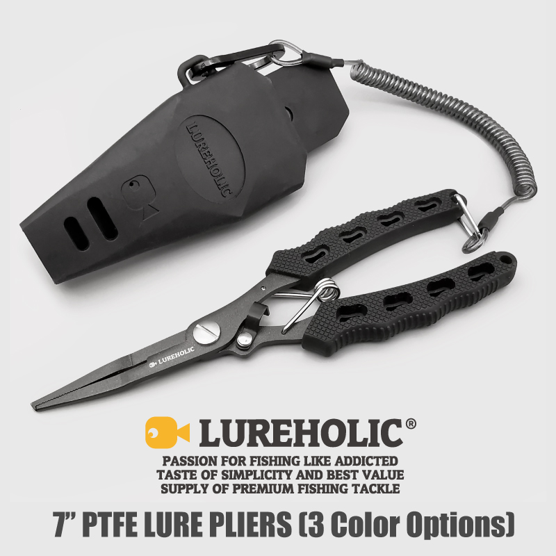 Lureholic 7” PTFE Coated Lure  - Fishing Equipment Hanger review and price