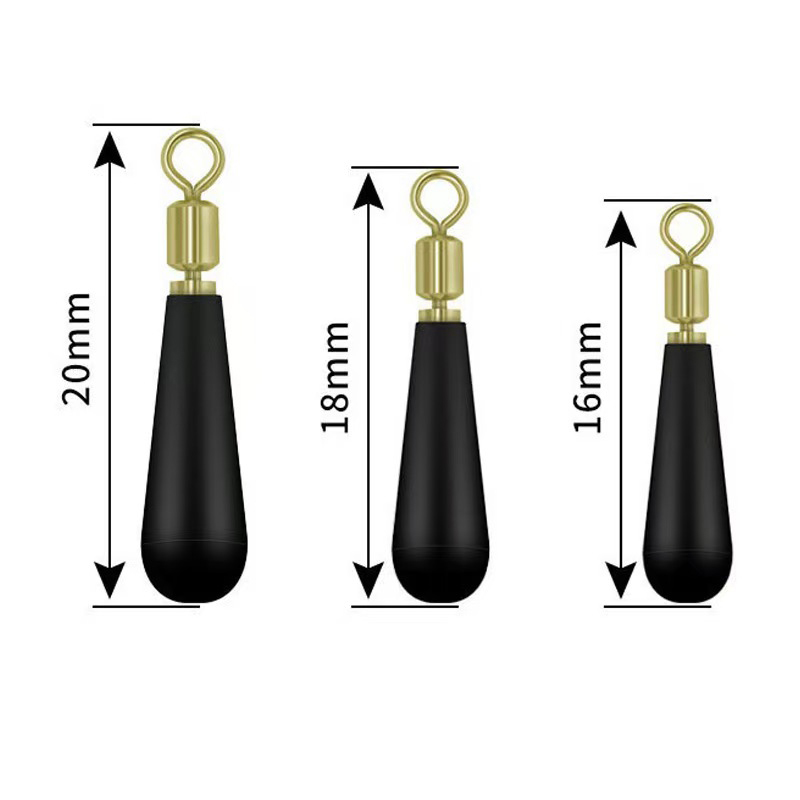 Rotatable Metal Swivel Rubber  - Fishing Equipment For Trout review and price